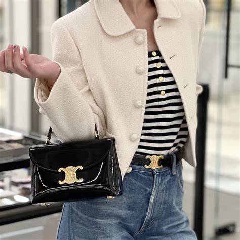 celine ハンドバッグ|Celine tomboy bag.